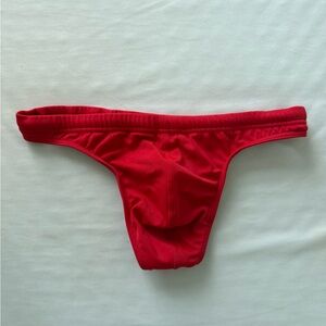 Charlie by MZ Red Swim Thong